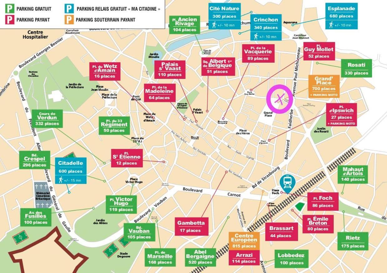 Au Coeur De La Grand Place أراس المظهر الخارجي الصورة